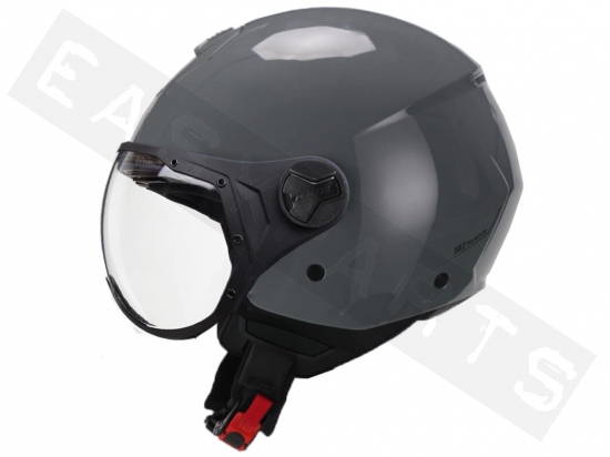 Helmet Demi Jet CGM 107A Florence Mono Grey (formed visor)